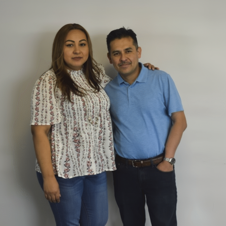 Perla y Alberto Tique